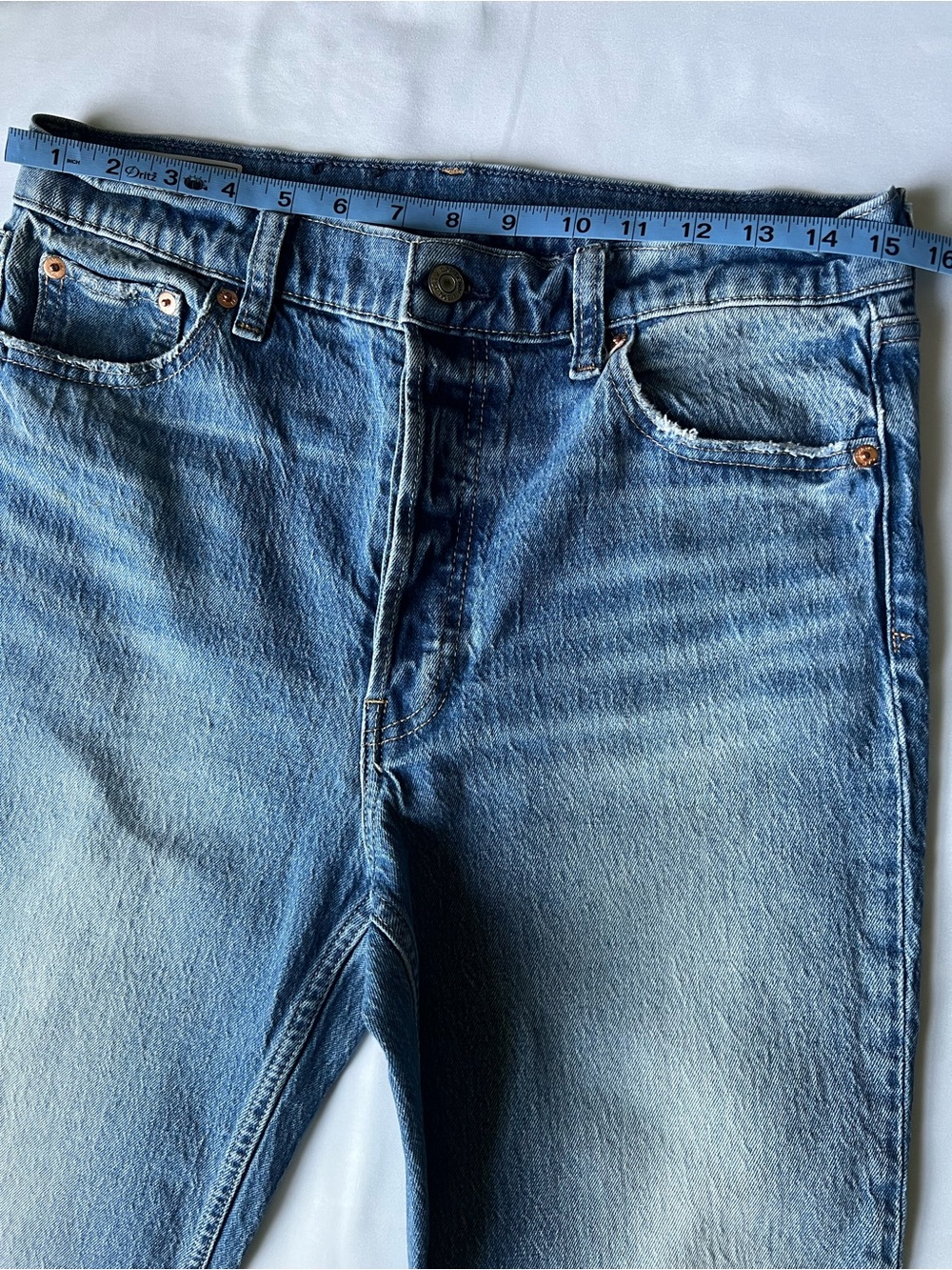 GAP Women's Cheeky straight Hi rise sz 10 - Picture 7 of 9